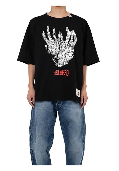 t-shirt masses x mmy uomo nera MAISON MIHARA YASUHIRO | C15TS046BLACK